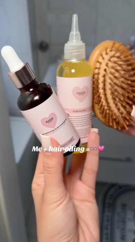 Organic bamboo scalp massager Golâb Beauty