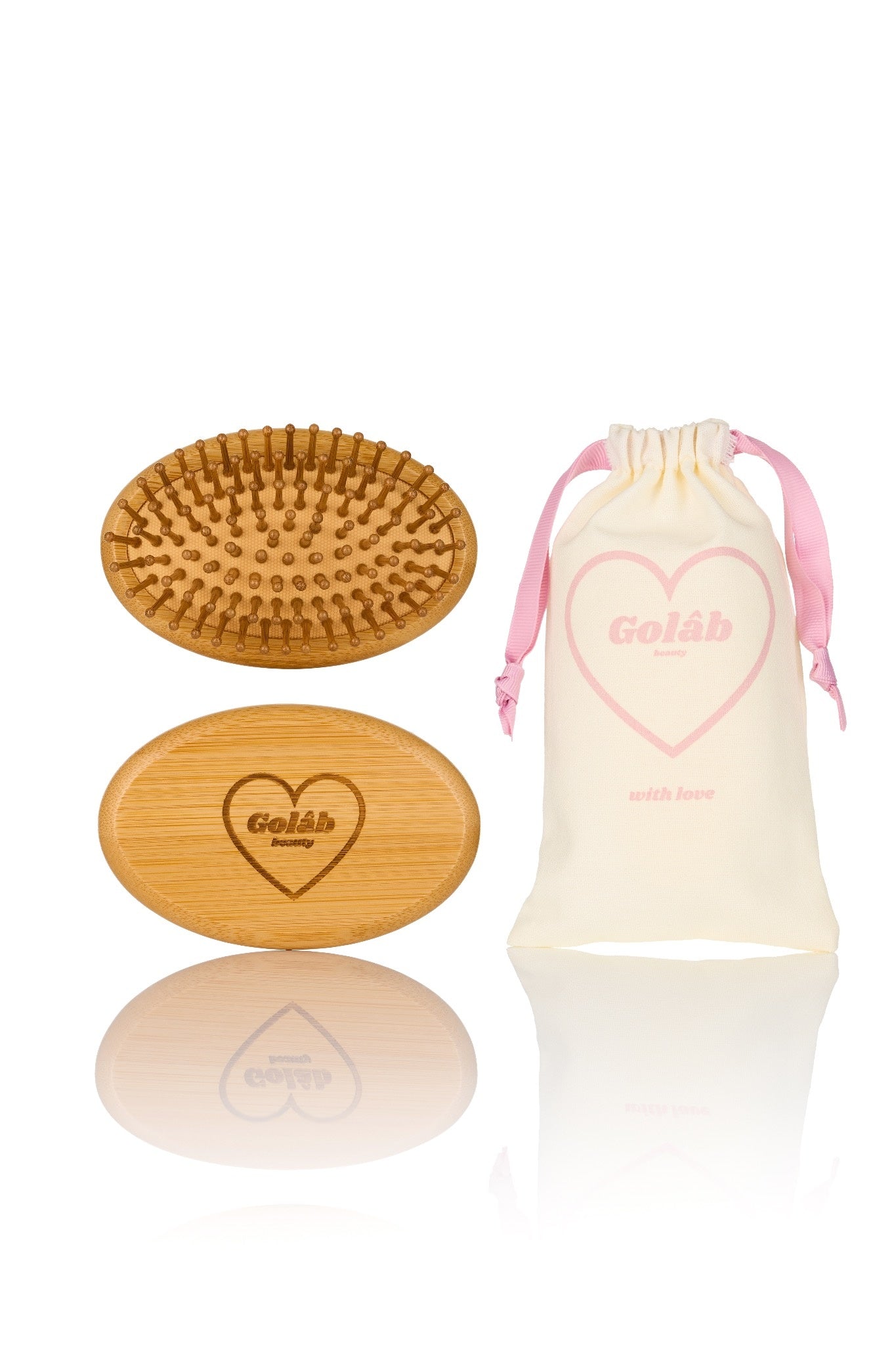 Organic bamboo scalp massager